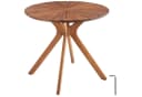 TECTAKE Gartentisch Pollensa rund aus massivem Akazienholz braun Bild 2