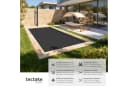tectake Pool-Abdeckplane Solarfolie Schwarz Bild 1
