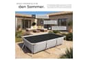 tectake Pool-Abdeckplane Solarfolie Schwarz Bild 4