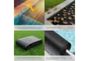 tectake Pool-Abdeckplane Solarfolie Schwarz Bild 5