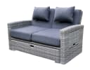 Green Spirit Multifunktions-Gartensofa „Sunny“ grau Polyrattan Bild 4