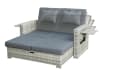 Green Spirit Multifunktions-Gartensofa „Sunny“ grau Polyrattan Bild 5