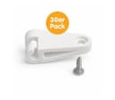 sunprotect Seilspannsonnensegel Weiß UV-beständig Bild 1