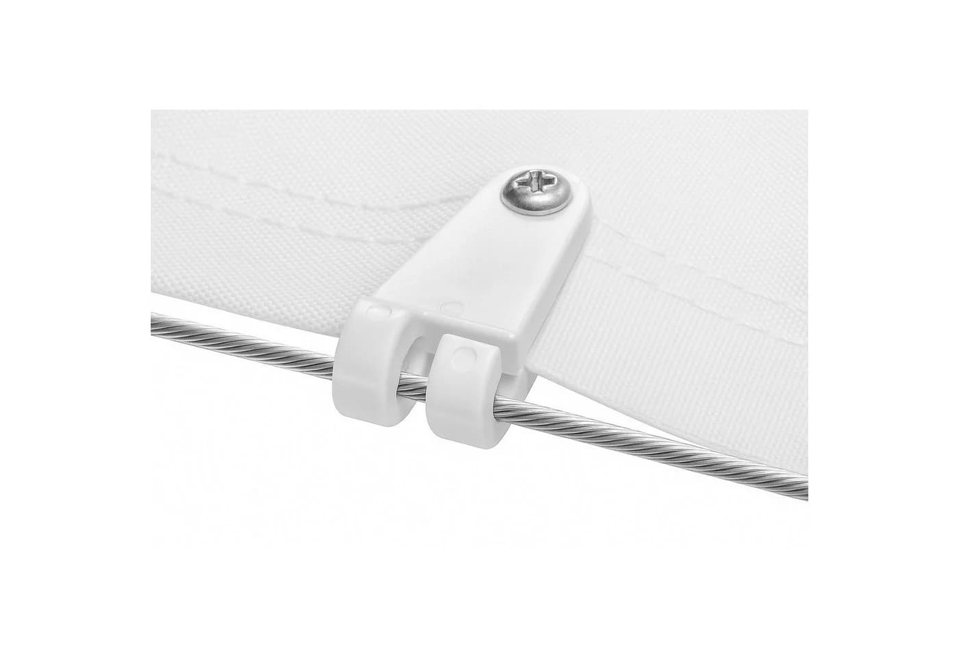 sunprotect Seilspannsonnensegel Weiß UV-beständig - Bild 3