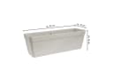 kamelshopping Vertikales Pflanzkasten-Regal mit Wasserspeicher Grau Bild 5
