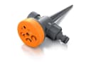 Brandson Versenkregner 5-Fach Rasensprenger Orange-Grau Bild 2