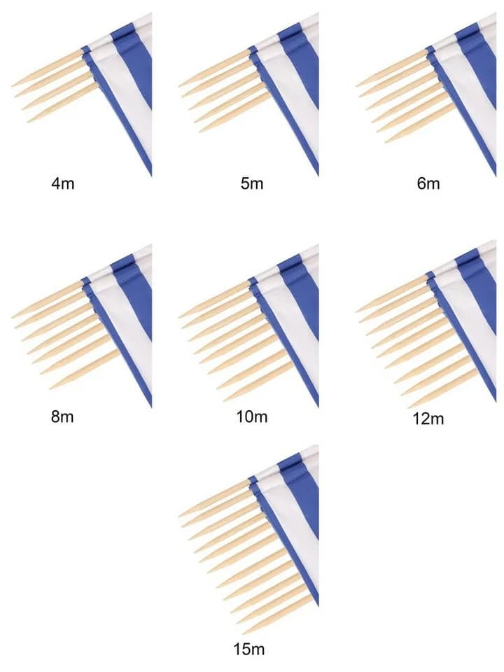 Ladeheid Strand Windschutz Sichtschutz Paravent 5m - Bild 4