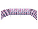 Ladeheid Strand Windschutz Sichtschutz 4m Bunt Bild 1