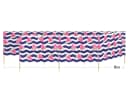 Ladeheid Strand Windschutz Sichtschutz 12m Bunt Polyester Kieferholz Bild 5