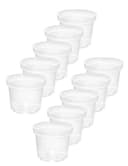 Garronda Blumentopf Transparent 10er Pack Klassisch Bild 2