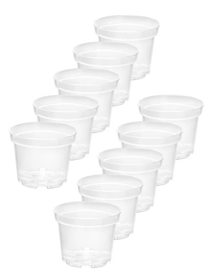 Garronda Blumentopf Transparent 10er Pack Klassisch - Bild 2