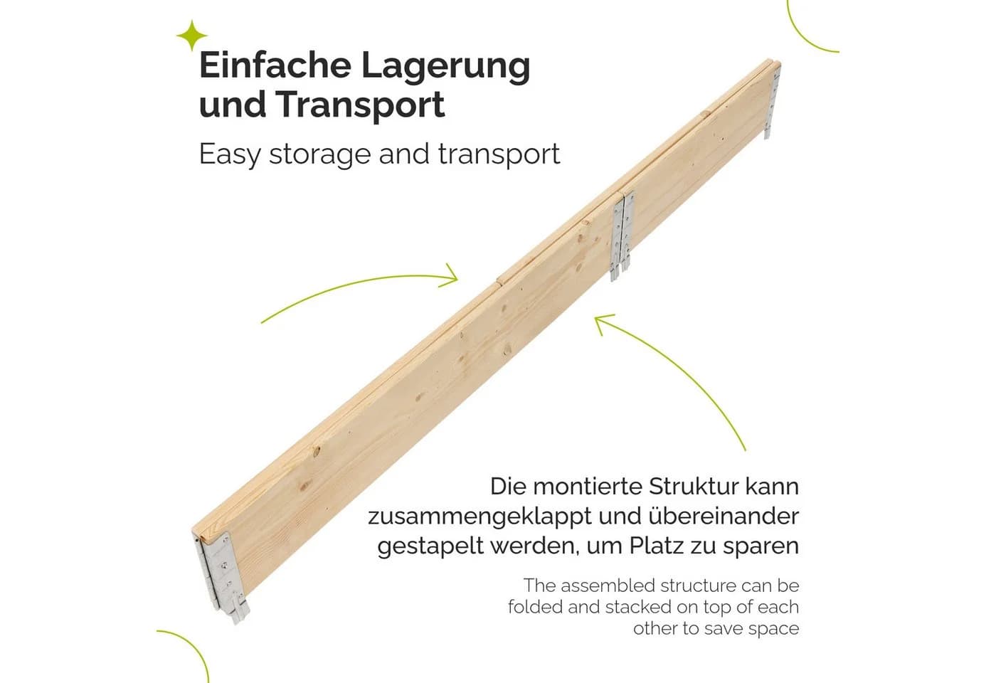 Garronda Hochbeet 3-stufig Palettenrahmen Set - Bild 4