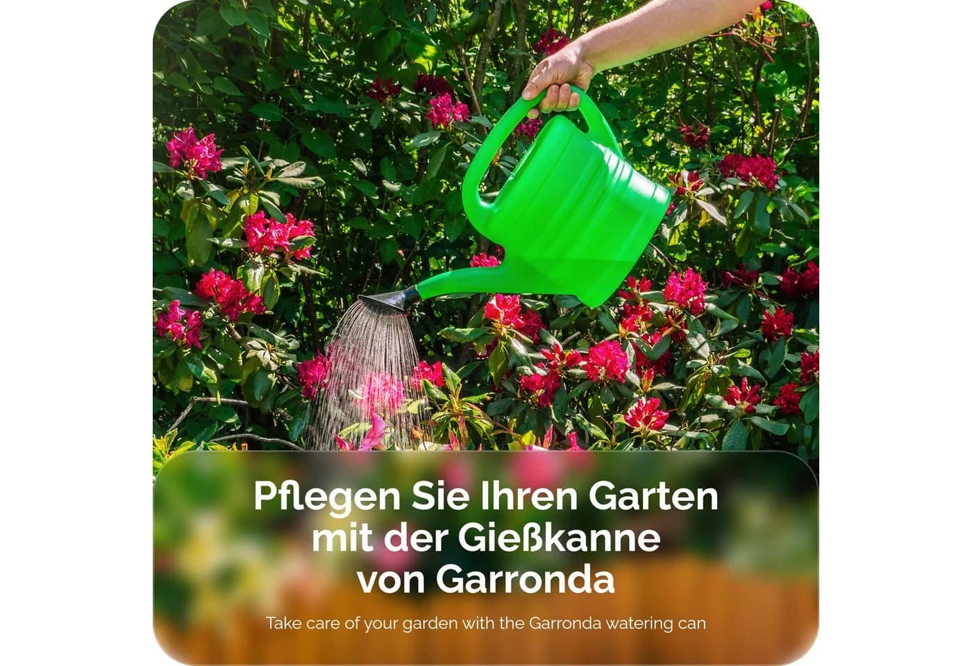 Garronda Ersatzbrause Schwarz für 5L Gießkanne - Bild 5