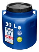 Garronda Regentonne 30L Blau BPA-frei quadratisch mit Deckel Bild 1