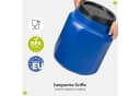 Garronda Regentonne 30L Blau BPA-frei quadratisch mit Deckel Bild 5