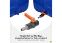 Garronda Regentonne 150l mit Deckel und Zapfhahn Blau HDPE Bild 4