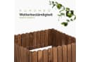 Garronda Zaun Rasenkante Holz Beeteimfassung Flexibler Rollborder Bild 4