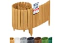Garronda Zaun Rasenkante Holz Beeteimfassung Flexibler Rollborder Bild 2
