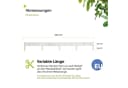Garronda Flexible Holz-Rasenkante Beetumrandung Gartenbegrenzung Bild 1
