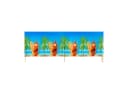 Ladeheid Windschutz Strand Sichtschutz Paravent Bunt Polyester Kieferholz Bild 2
