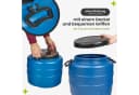 Garronda Regentonne 30L HDPE Weithalsfass Blau Bild 3