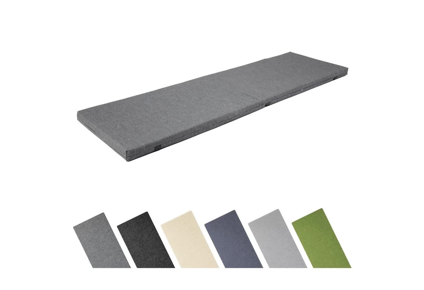Garronda Bankauflage 120 cm Graphit wasserabweisend - Bild 2
