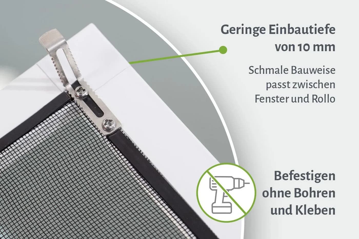 empasa Insektenschutz-Fensterrahmen START Fliegengitter Anthrazit - Bild 4