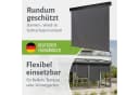empasa Senkrechtmarkise MASTER Rot Anthrazit UV-beständig Bild 3
