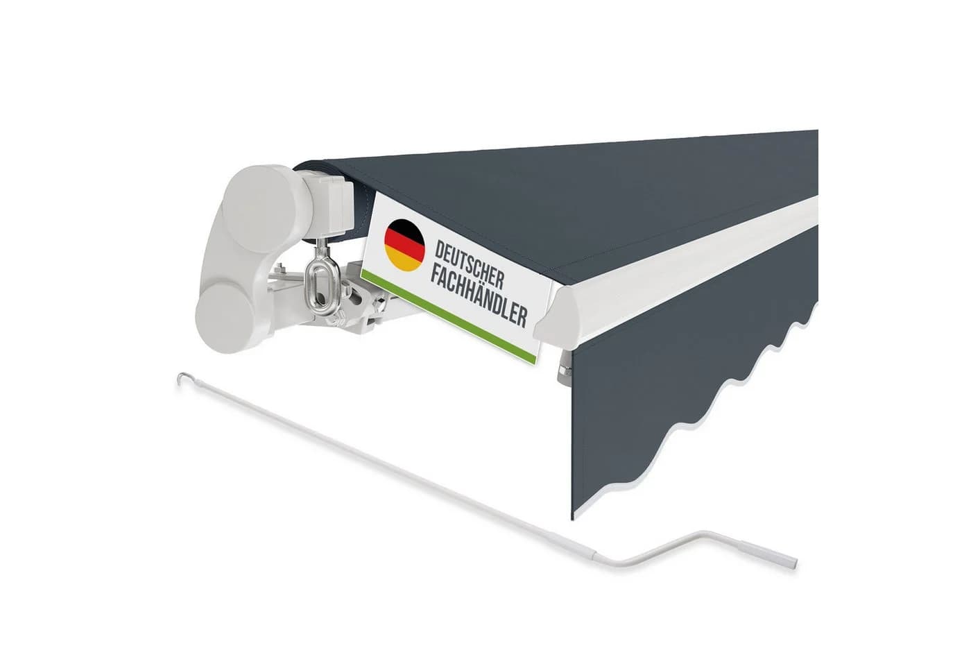 empasa Gelenkarmmarkise START Aluminium-Gestell Weiß - Bild 2