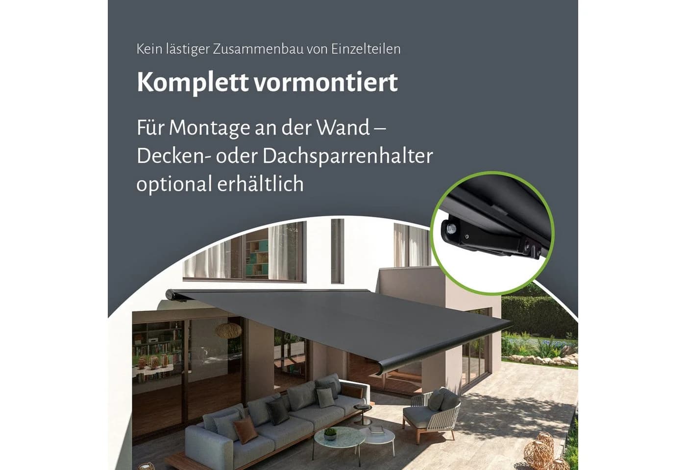 empasa Kassettenmarkise PROFI Vollkassettenmarkise elektrisch - Bild 3