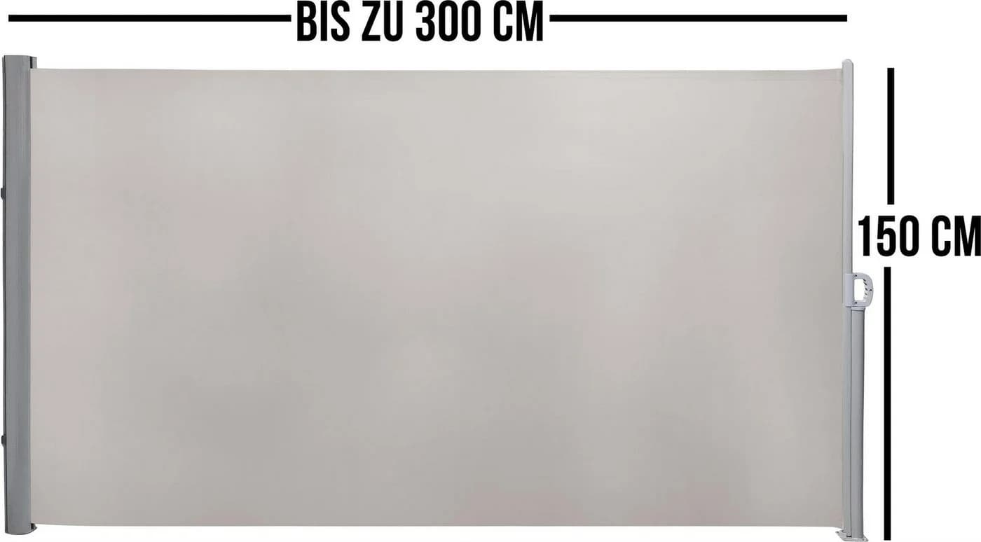 normani Seitenmarkise Sicht- und Sonnenschutz Beige - Bild 3