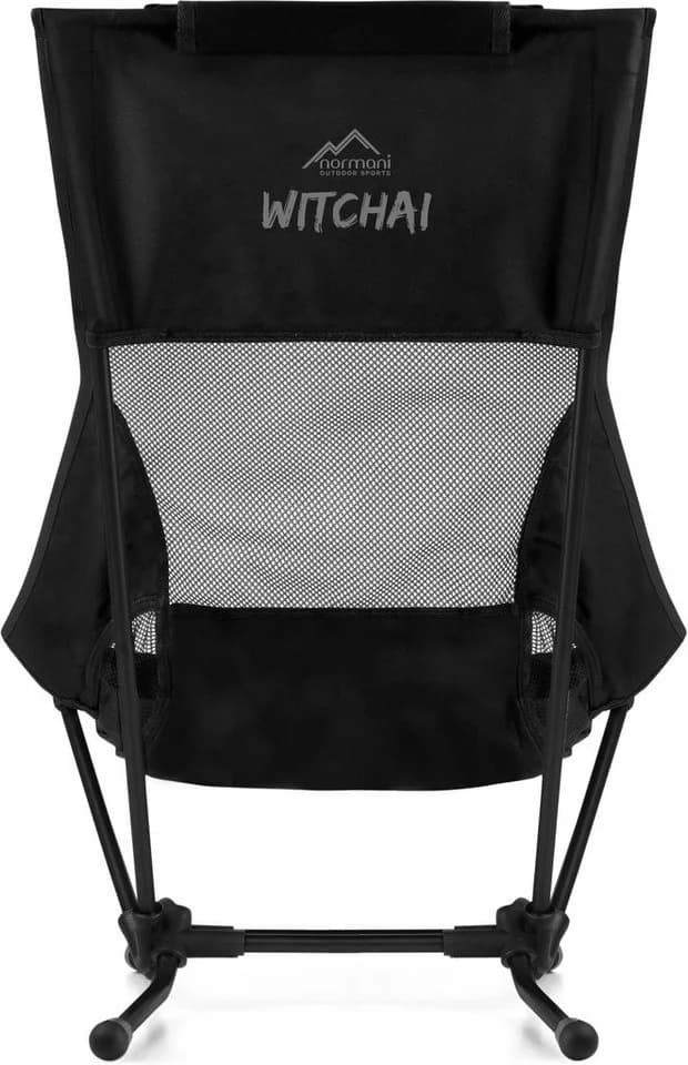 normani Campingstuhl Witchai Ultraleicht Schwarz Mesh - Bild 5
