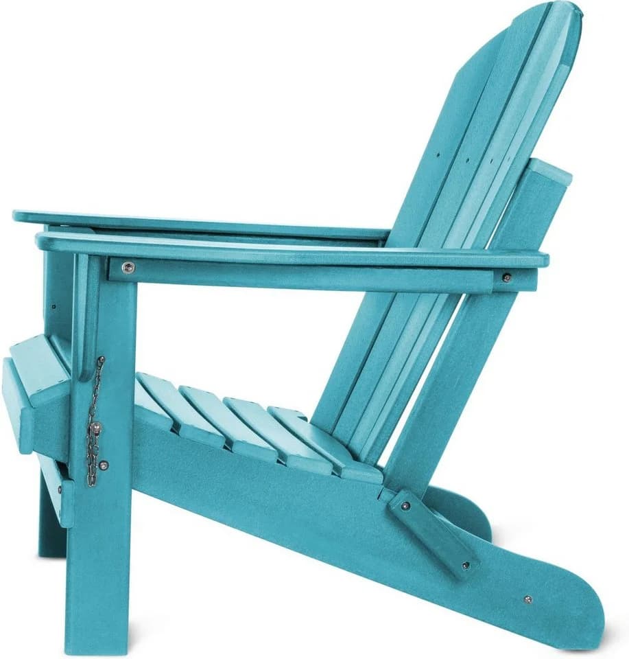 Aspero Adirondack Gartenstuhl Türkis Klappbar HDPE