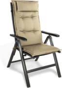 Aspero Hochlehnerauflage Palermo Set 4 Stuhlkissen Beige Wasserdicht Bild 1