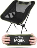 normani Campingstuhl Moak Ultraleicht 796g Aluminium Grün Bild 2