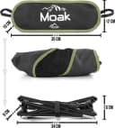 normani Campingstuhl Moak Ultraleicht 796g Aluminium Grün Bild 5