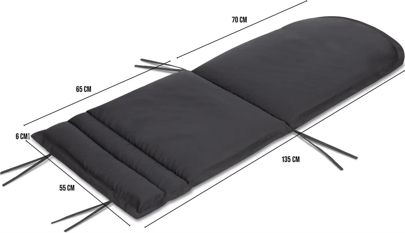 Aspero Stuhlauflage für Adirondack Gartenstuhl Catania Anthrazit - Bild 4