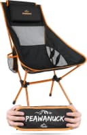normani Campingstuhl Pewanuck Ultraleicht Faltstuhl Orange Aluminium Bild 2