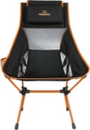 normani Campingstuhl Pewanuck Ultraleicht Faltstuhl Orange Aluminium Bild 4