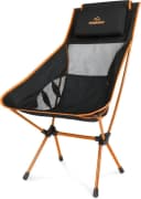 normani Campingstuhl Pewanuck Ultraleicht Faltstuhl Orange Aluminium Bild 5
