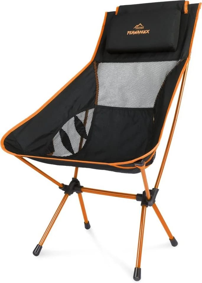 normani Campingstuhl Pewanuck Ultraleicht Faltstuhl Orange Aluminium - Bild 5