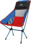 normani Peawanuck Ultraleichter Campingstuhl Blau/Rot mit Kopfkissen Bild 5