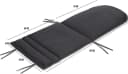 Aspero Hochlehnerauflage 2x für Adirondack Gartenstuhl Grau Polyester Bild 4