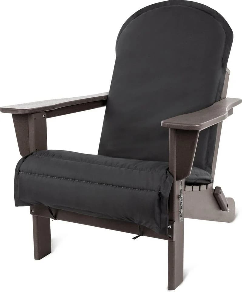 Aspero Hochlehnerauflage 2x für Adirondack Gartenstuhl Grau Polyester - Bild 5