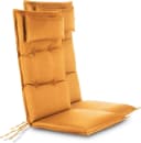 Aspero Hochlehnerauflage Palermo Set 2x Orange Grau Wasserdicht Bild 2