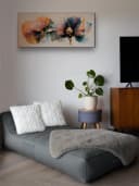 Aspero Aufblasbare Lounge-Liege mit Bezug und Pumpe Anthrazit Bild 4