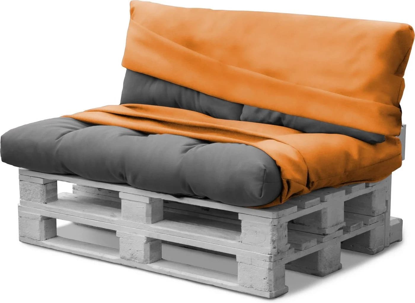 Aspero Wasserdichte Palettenkissenbezüge 2-teilig Orange - Bild 2