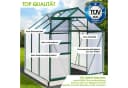 BRAST Gewächshaus Aluminium 190x190x195cm TÜV-geprüft Bild 1