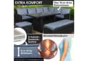 BRAST Garten-Essgruppe ECO 9-tlg. Schwarz/Blau Polyrattan mit Kissen Bild 4