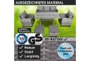 BRAST Gartenlounge-Set Delight Grau 7-tlg. Polyrattan mit Kissen Bild 3
